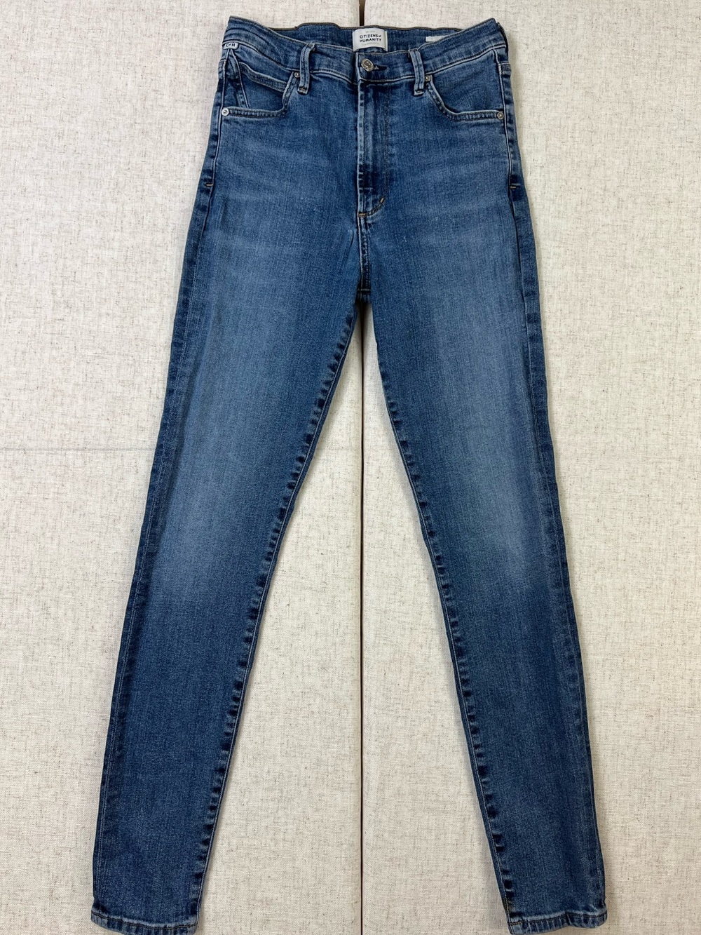 Citizens of Humanity High-Rise Blue Skinny Jeans | Classic Medium Wash SZ 27